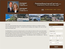 Tablet Screenshot of pebblebeachandcarmel.com